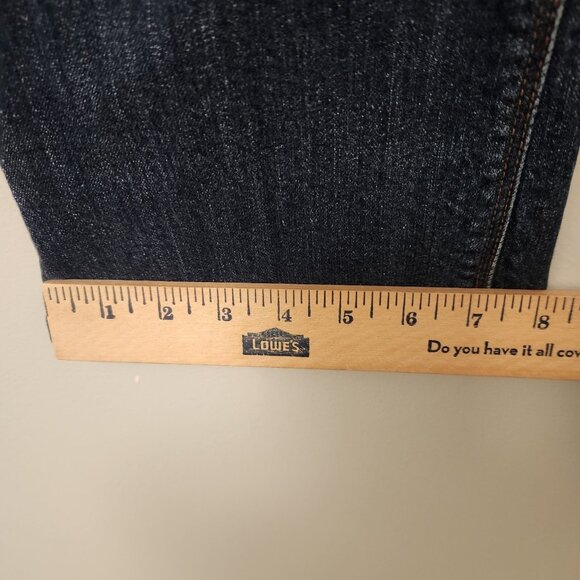 Levis 515 Boot Cut Jeans Blue Medium Wash Denim Button Pockets Womens 6M EUC - Picture 11 of 16